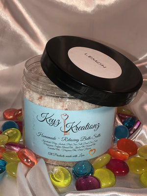 Lemon Bath Salts 16oz