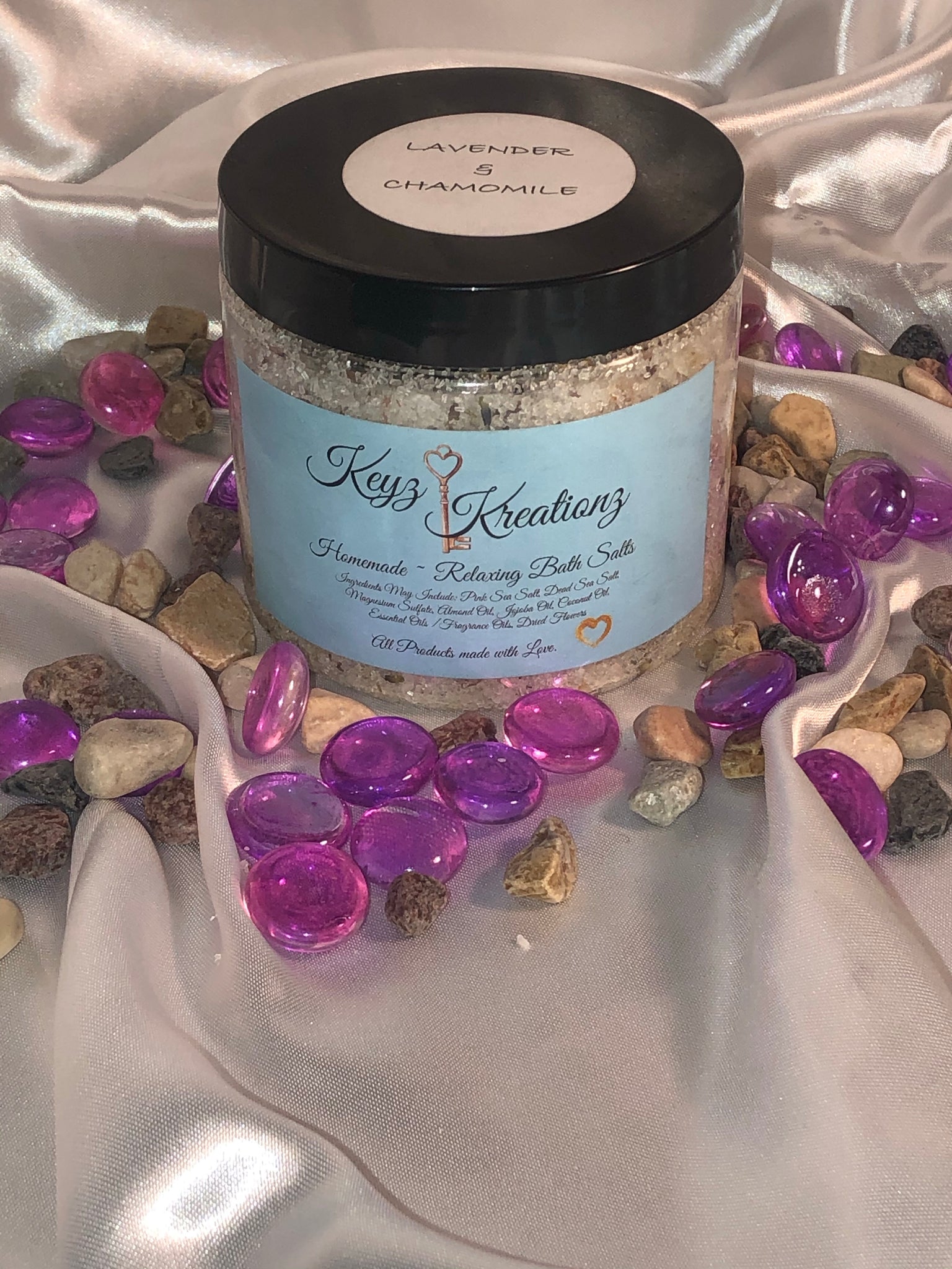 Lavender & Chamomile Bath Salts 16oz