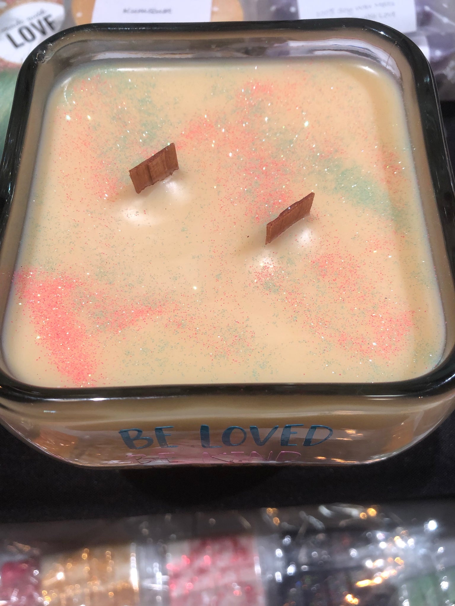 “Be loved, Be Kind” large votive candle